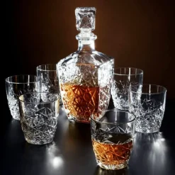 Bormioli Rocco Whiskey Set Dedalo - 7 delige set