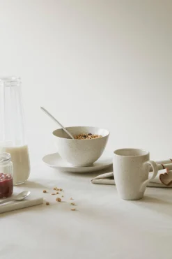 Broste Copenhagen Ontbijtset Nordic Vanilla 12-delig / 4 personen - 4 ontbijtborden, 4 kommen en 4 kopjes