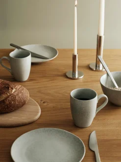 Broste Copenhagen Ontbijtset Nordic Marsh 6-delig / 2 personen - 2 ontbijtborden, 2 kommen en 2 kopjes