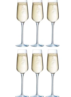 Chef & Sommelier Champagneglazen - Flutes - Sublym Flute - 210 ml - 6 stuks