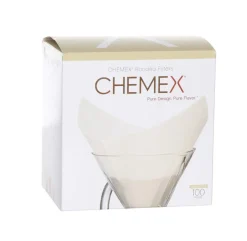 Chemex Koffiefilters / Papierfilters FS-100 Square - Voorgevouwen - 100 Stuks