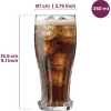 Coca Cola Glazen - Longdrinkglazen - Frisdrankglazen - Crown Cap - 350 ml - 4 stuks