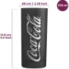 Coca Cola Glazen - Longdrinkglazen - Frisdrankglazen - Frozen - Zwart 270 ml - 6 Stuks