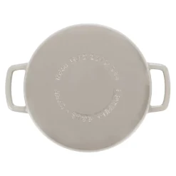 Combekk Koekenpan Skillet met 2 grepen Gietijzer Sand ø 24 cm - geëmailleerde anti-aanbaklaag