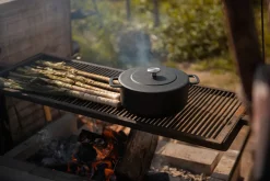 Combekk Pannenset Gietijzer Zwart 3-delig - Braadpan ø 24, 28 cm & Koekenpan ø 26 cm