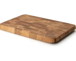 Continenta Houten Snijplank - Eiken Kopshout - 38 x 25 cm