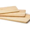Continenta Houten Snijplank - Rubberhout - 34 x 22 cm