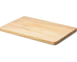 Continenta Houten Snijplank - Rubberhout - 34 x 22 cm