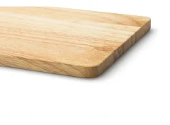 Continenta Houten Snijplank - Rubberhout - 34 x 22 cm