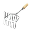 Cookinglife Aardappelstamper Houten Handgreep 37 cm