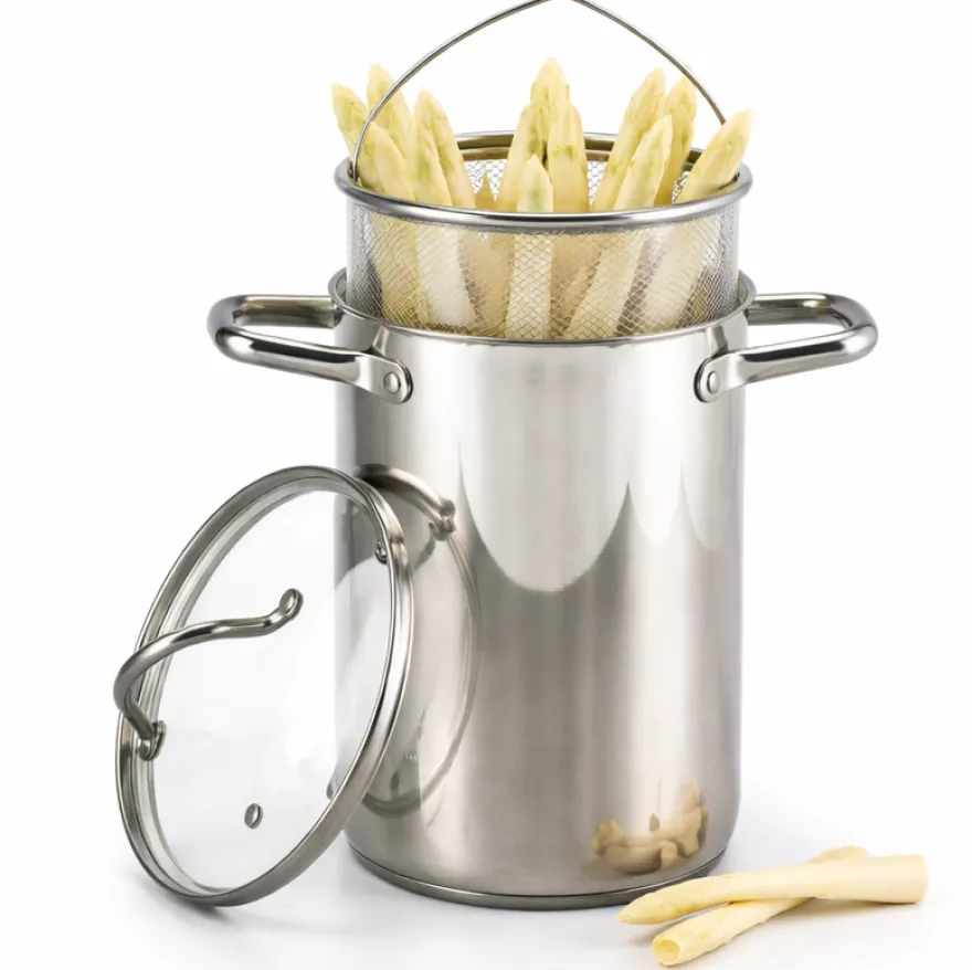 Cookinglife Aspergepan / Pastapan- RVS - ø 16 cm / 4.0 liter