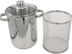 Cookinglife Aspergepan / Pastapan- RVS - ø 16 cm / 4.0 liter