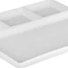 Cookinglife BBQ Borden / Fondueborden / Gourmetborden 4 vakken - 26 x 20 cm - 4 stuks