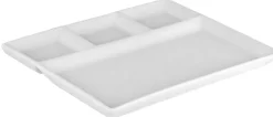 Cookinglife BBQ Borden / Fondueborden / Gourmetborden 4 vakken - 26 x 20 cm - 4 stuks