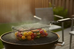 Cookinglife BBQ Grillmand Fire & Flavour 24 x 14 x 9 cm - Non-Stick Metaal
