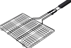 Cookinglife BBQ Hamburgergrill Fire & Flavour 32.5 x 22 cm - Non-Stick Metaal