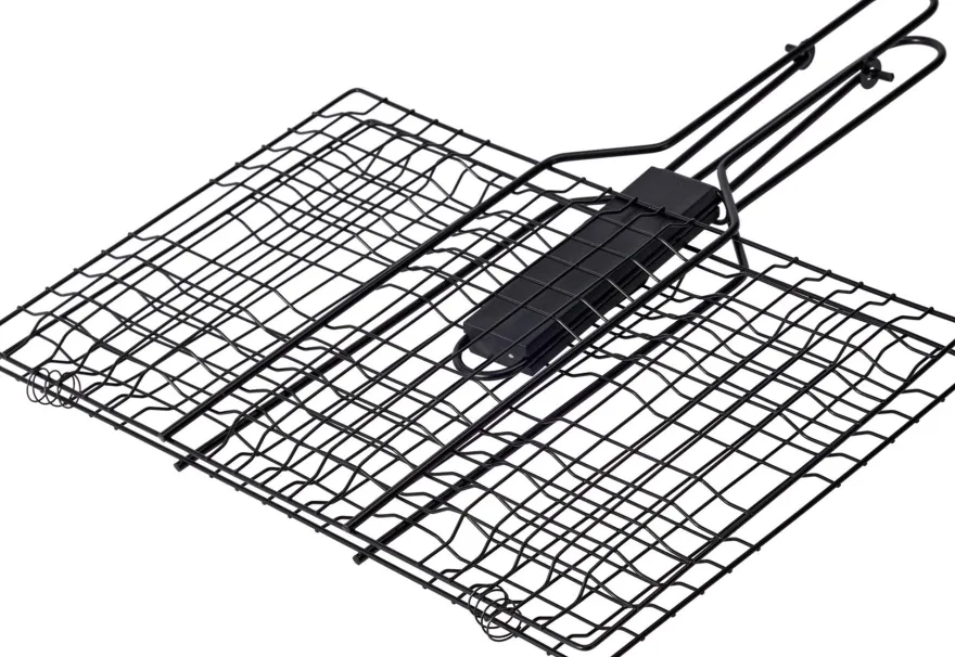Cookinglife BBQ Hamburgergrill Fire & Flavour 32.5 x 22 cm - Non-Stick Metaal