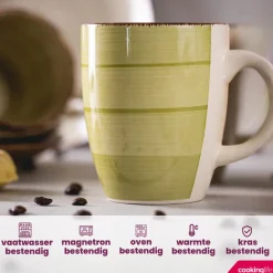 Cookinglife Bekers Delice Groen 350 ml - 6 stuks