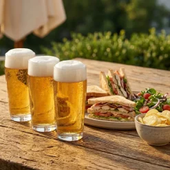 Cookinglife Bierglazen Fluitje 190 ml - 12 stuks
