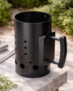 Cookinglife Brikettenstarter BBQ Starter Set - Met 3kg Kokosbriketten & Handschoenen