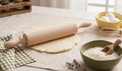 Cookinglife Deegroller Beukenhout 43.5 cm - met kogellagers