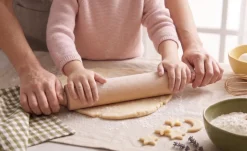 Cookinglife Deegroller Beukenhout 43.5 cm - met kogellagers