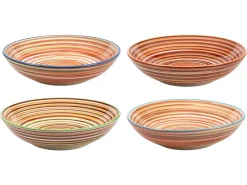 Cookinglife Diepe Borden / Pastaborden Rhythm & Lines ø 20 cm - 4 Stuks