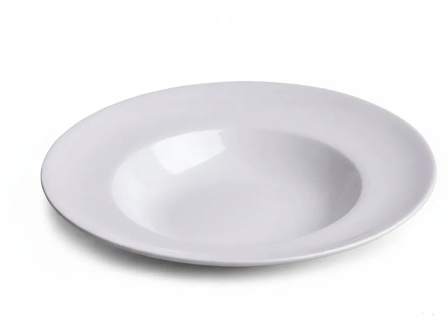 Cookinglife Diepe borden / Pastaborden - Porselein - Wit - ø 27 cm - 6 Stuks