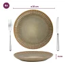 Cookinglife Dinerborden Aqua Maris ø 26 cm - 6 Stuks