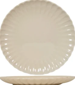Cookinglife Dinerborden Cardida Beige ø 26 cm - 6 Stuks