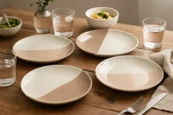 Cookinglife Dinerborden Leem ø 27 cm - 6 Stuks