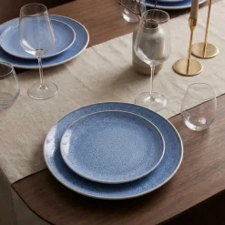 Cookinglife Dinerborden Nola Blauw ø 27 cm – 6 stuks