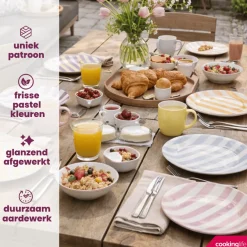 Cookinglife Dinerborden Spring Vibes ø 26.5 cm - 6 Stuks