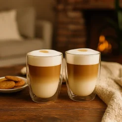 Cookinglife Dubbelwandige Latte Macchiato glazen 380 ml - 2 stuks