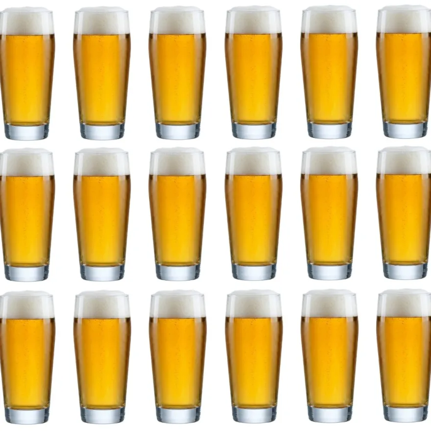Cookinglife Duitse Bierglazen Willybecher 330 ml - 18 stuks