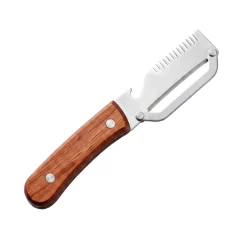 Cookinglife Dunschiller & Juliennesnijder - Hout - Multifunctioneel 3-in-1