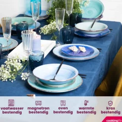 Cookinglife Eierdopjes Delice Blauw - 6 stuks