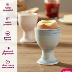 Cookinglife Eierdopjes Pastel Harmony - 6 Stuks