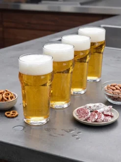 Cookinglife Engelse Bierglazen Nonic 340 ml - 6 stuks