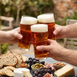 Cookinglife Engelse Bierglazen Nonic 340 ml - 12 stuks