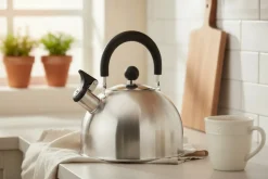 Cookinglife Fluitketel RVS 2.5 Liter - Waterkoker voor Thee en Koffie