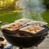 Cookinglife Grill BBQ Aluminium Bakjes / BBQ Grill Tray - 22 x 15 cm - 15 stuks