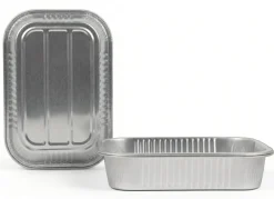 Cookinglife Grill BBQ Aluminium Bakjes / BBQ Grill Tray - 22 x 15 cm - 15 stuks