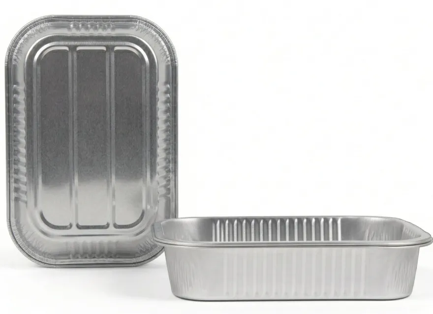 Cookinglife Grill BBQ Aluminium Bakjes / BBQ Grill Tray - 22 x 15 cm - 15 stuks