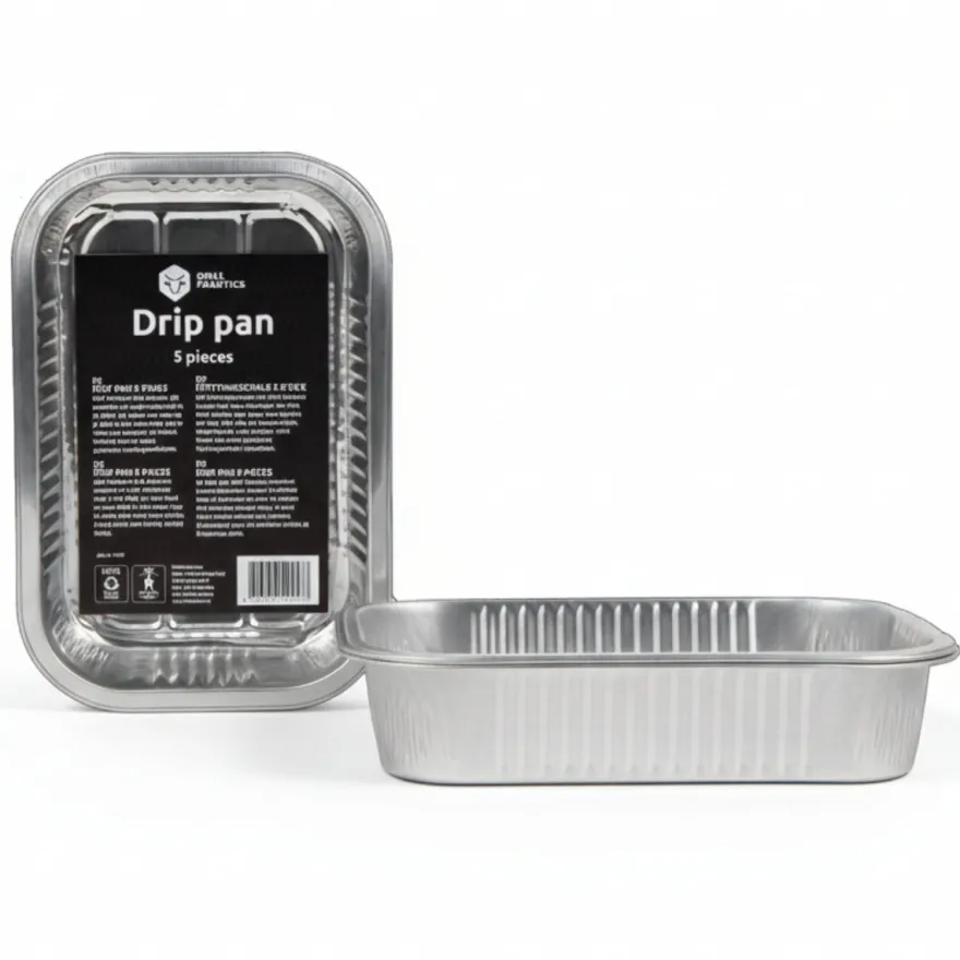 Cookinglife Grill BBQ Aluminium Bakjes / BBQ Grill Tray - 22 x 15 cm - 15 stuks