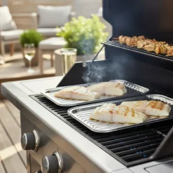Cookinglife Grill BBQ Aluminium Bakjes / BBQ Grill Tray / Grillschaal 28 x 23 cm - 15 stuks