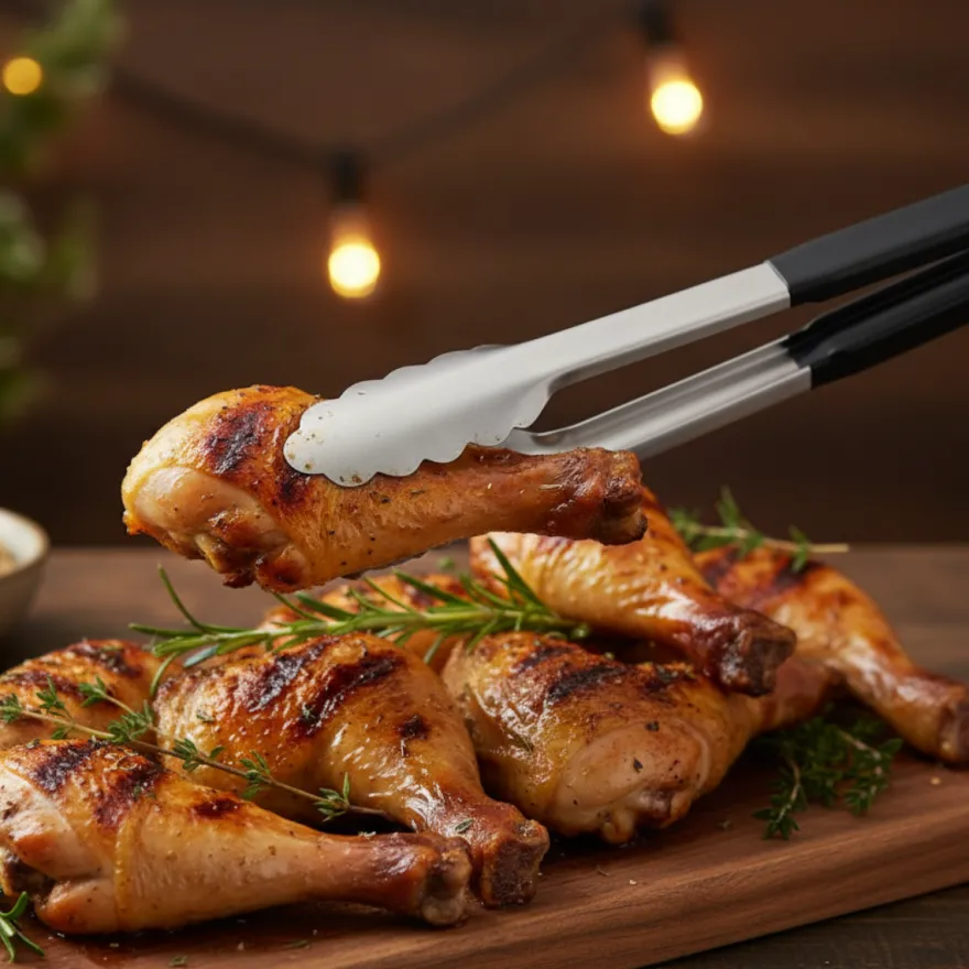 Cookinglife Grill BBQ Tang RVS 24 cm