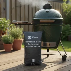 Cookinglife Grill Charcoal Startersset - Houtskool 8kg (Haagbeuk/Eik), Kolenmand & Handschoenen