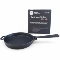 Cookinglife Grill Koekenpan / Skillet Gietijzer ø 25 cm - Afneembaar handvat