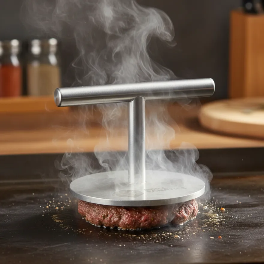 Cookinglife Grill Smashburger Kit / Smashburger Press, BBQ Spatel & Rub Shaker